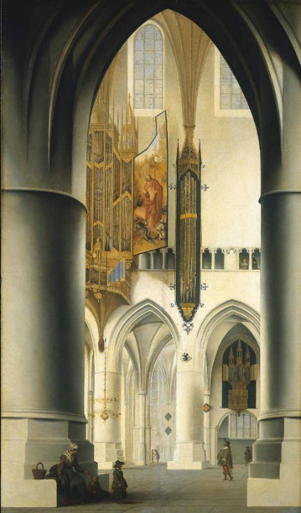 Haarlem - Bavo kerk - orgel door Saenredam