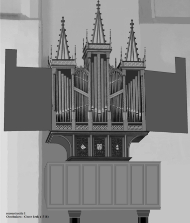 Oosthuizen - Grote kerk - orgel 1518 reconstructie
