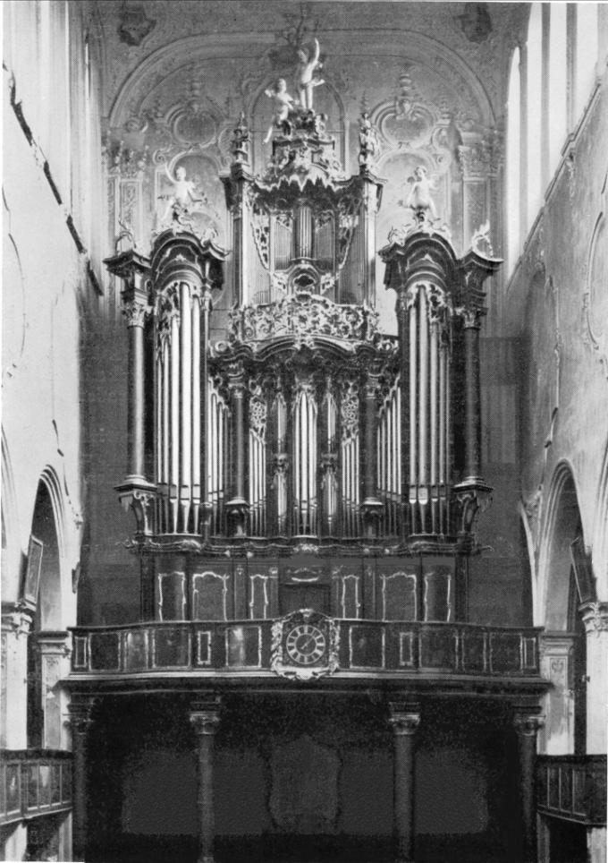 Augsburg - Barfüsserkirche - barok orgel 1757