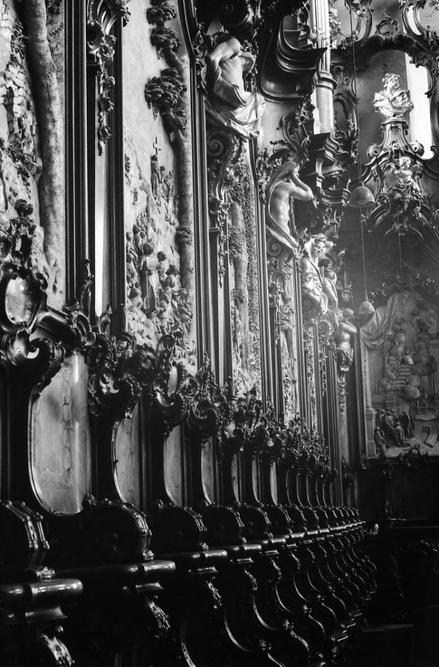 Ottobeuren - Abdij Benediktijnen - orgel en koorbanken