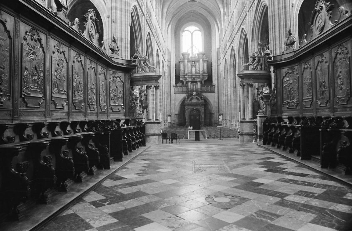 saint-hubert - basiliek St.Hubertus - barok orgel